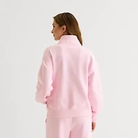 Xersion Womens Super Soft Fleece Rib Half Zip Pullover Tall