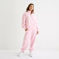 Xersion Womens Super Soft Fleece Rib Half Zip Pullover Tall