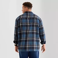 mutual weave Mens Midweight Big and Tall Shirt Jacket