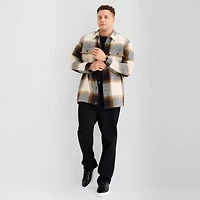 mutual weave Mens Midweight Big and Tall Shirt Jacket