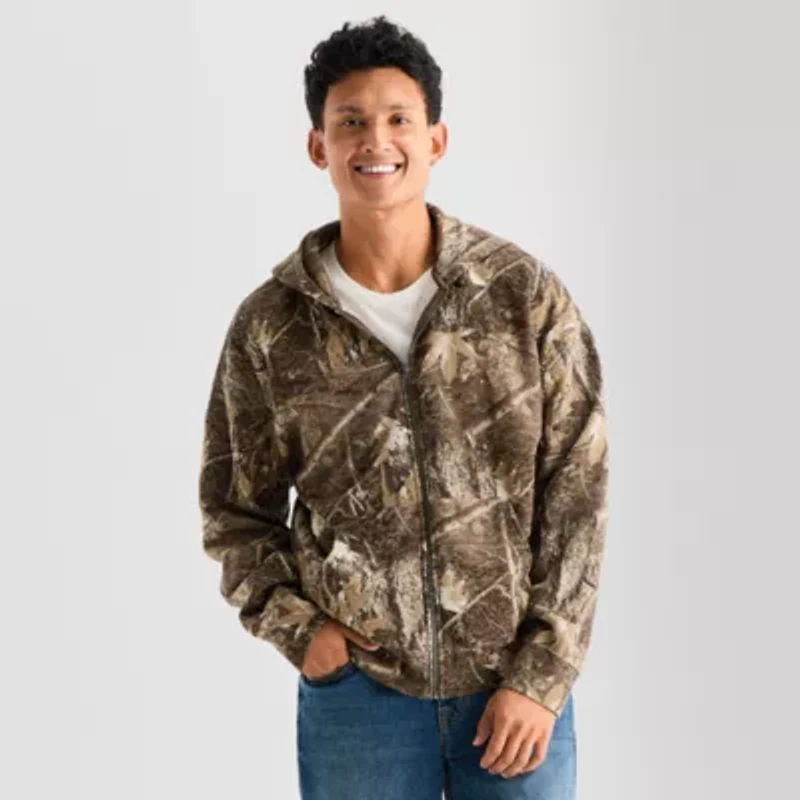 Arizona Mens Long Sleeve Zipper Hoodie