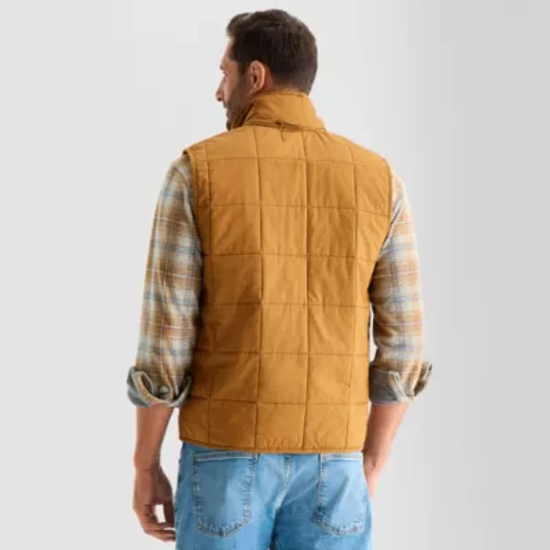 mutual weave Mens Heavyweight Quilted Vest