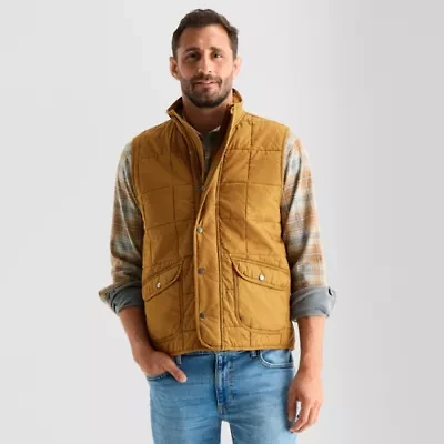 mutual weave Mens Heavyweight Quilted Vest