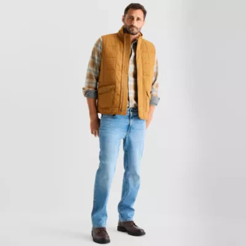 mutual weave Mens Heavyweight Quilted Vest