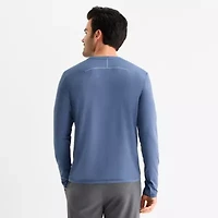 Xersion Mens Crew Neck Long Sleeve Quick Dry Active T-Shirt