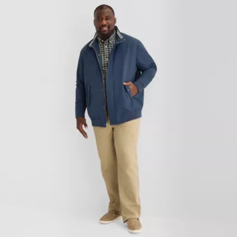 St. John's Bay Harrington Golf Mens Big and Tall Bomber Jacket