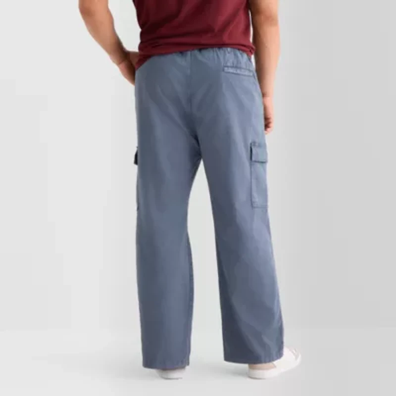 Arizona Mens Adjustable Waist Loose Fit Big and Tall Cargo Pant