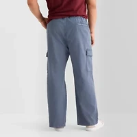Arizona Mens Adjustable Waist Loose Fit Big and Tall Cargo Pant