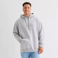 Arizona Mens Long Sleeve Fleece Big and Tall Hoodie