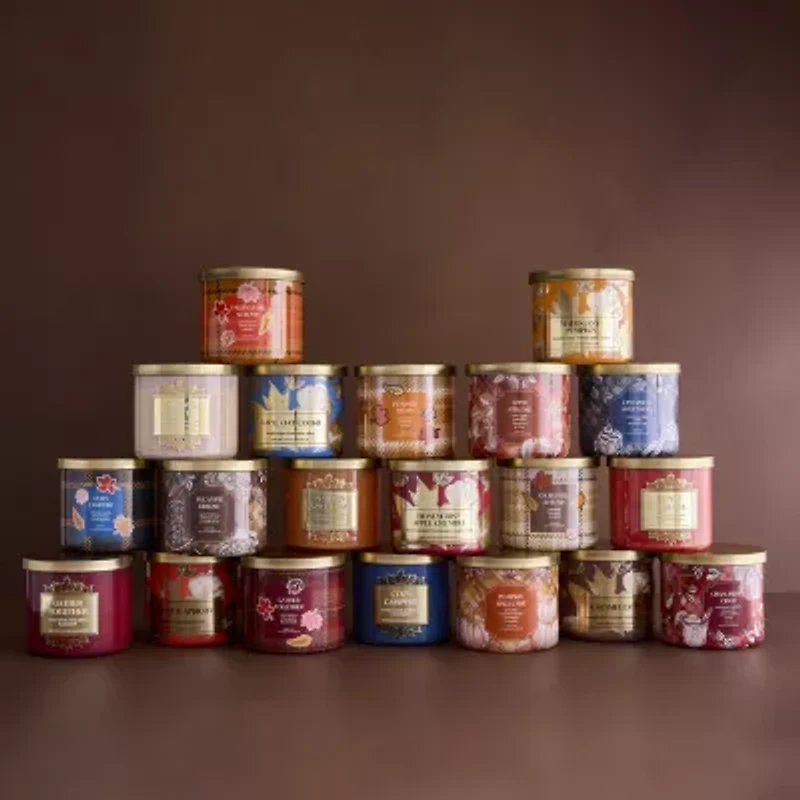 Distant Lands Caramel Latte 3-Wick Scented Jar Candle