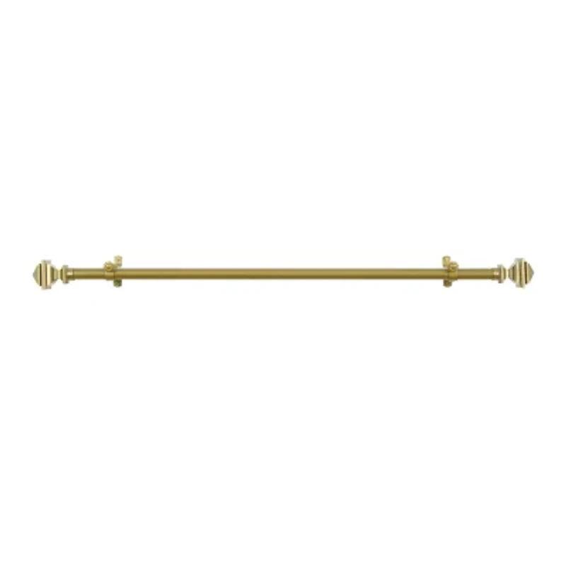 Buono II ¾" Adjustable Curtain Rod with Bach Finial