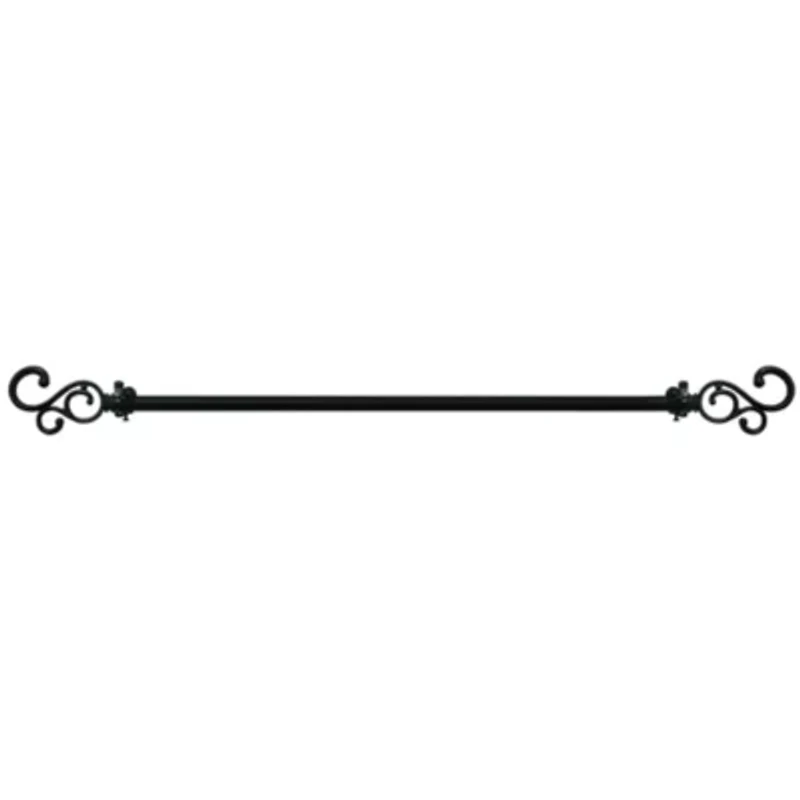 Buono II ¾" Adjustable Curtain Rod with Medley Finial