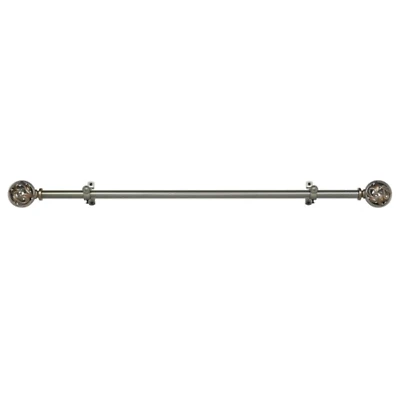 Buono II ¾" Adjustable Curtain Rod with Grace Finial