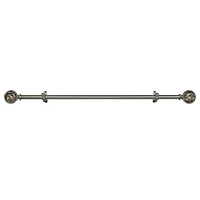 Buono II ¾" Adjustable Curtain Rod with Grace Finial