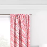 Eclipse Haley Rod Pocket Light-Filtering Single Curtain Panel