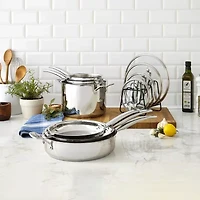 Cuisinart Nesting Stainless Steel 11-Pc. Cookware Set