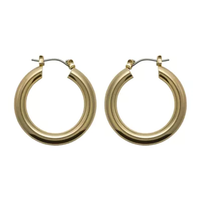 Bold Elements Thick Womens 30mm Hoop Earrings