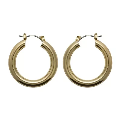 Bold Elements Thick Womens 30mm Hoop Earrings