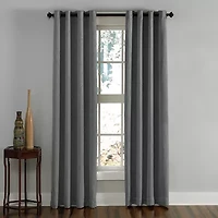 CHF Lenox Grommet Top Light-Filtering Single Curtain Panel