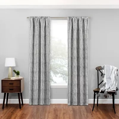 Eclipse Naya Rod Pocket Energy Saving Blackout Single Curtain Panel