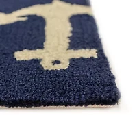 Liora Manne Frontporch Anchor Hand Tufted Indoor Outdoor Rectangular Accent Rug