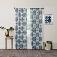 Eclipse Olivia Rod Pocket Light-Filtering Single Curtain Panel