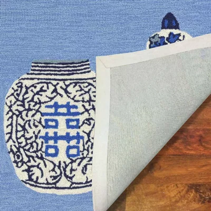 Liora Manne Frontporch Ginger Jars Indoor/OutdoorRug