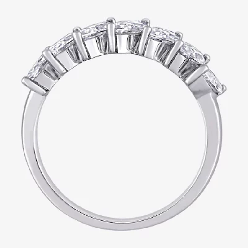 Womens 1 3/4 CT. T.W. Lab Created White Moissanite 10K Gold Anniversary Engagement Ring