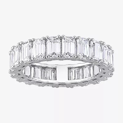 Womens 6 1/3 Ct. T.W. Lab Created White Moissanite 14K Gold Anniversary Engagement Ring