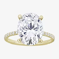 Womens 4 7/8 Ct. T.W. Lab Created White Moissanite 10K Gold Engagement Ring