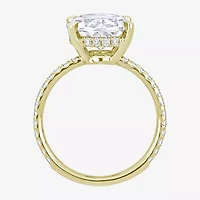Womens 4 7/8 Ct. T.W. Lab Created White Moissanite 10K Gold Engagement Ring