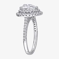 Womens 2 5/8 Ct. T.W. Lab Created White Moissanite 10K Gold Heart Engagement Ring