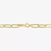 Womens 18K Gold Over Silver 20 Inch Link Necklace