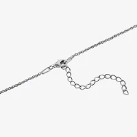 Bali Inspired Womens Sterling Silver 16 Inch Pendant Necklace