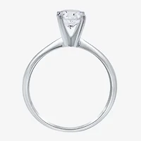 (F / VS2) Womens 1 CT. Lab-Grown White Diamond 14K Gold Round Solitaire Engagement Ring