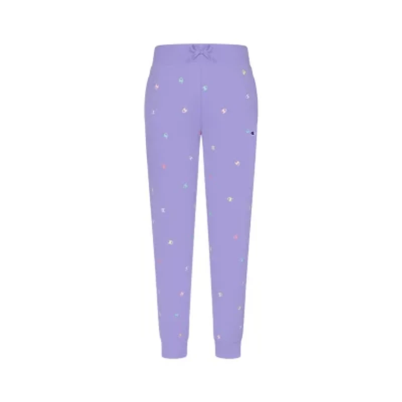 Champion Big Kid Girls Tapered Mid Rise Classic Fit Fleece Jogger Pant