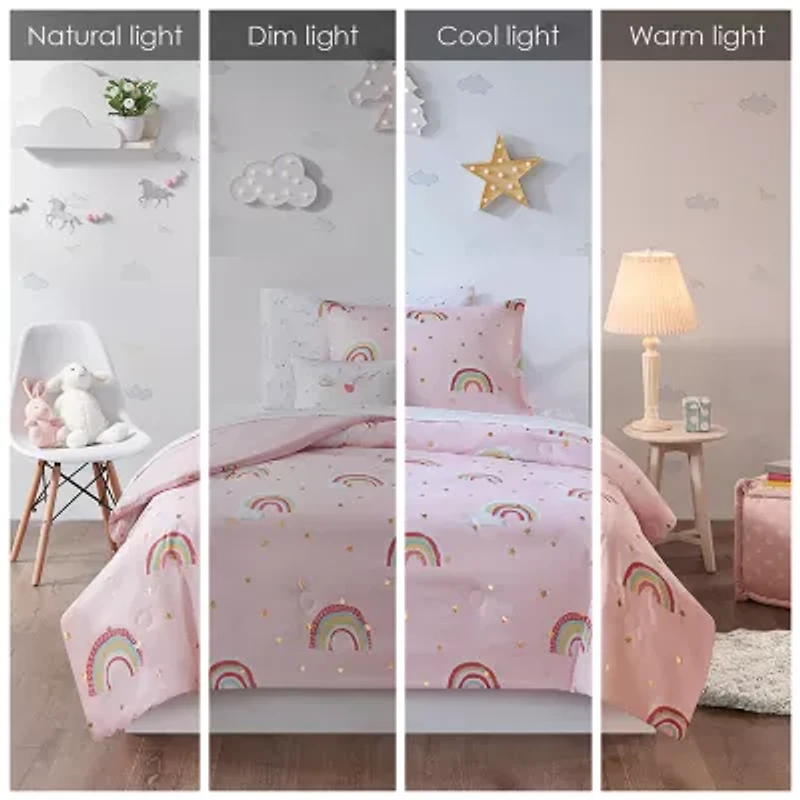 Mi Zone Kids Mia Complete Bed and Sheet Set with decorative pillow