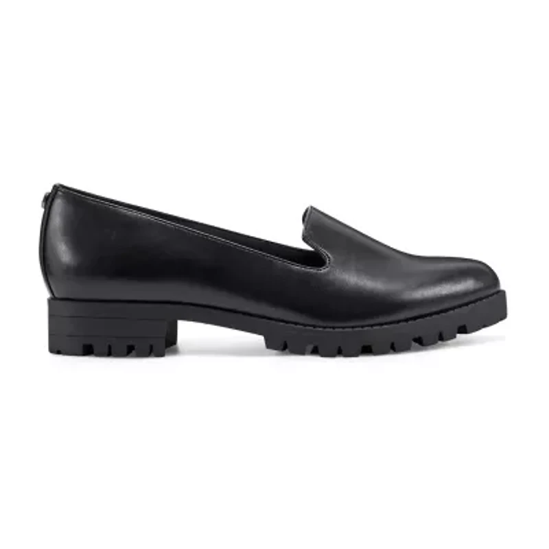 Easy Spirit Geva Womens Round Closed Toe Loafers