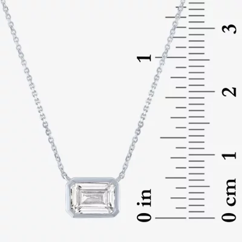 Diamond Addiction (G-H / Si2-I1) Womens 1 CT. T.W. Lab Grown White 14K Gold 18 Inch Pendant Necklace