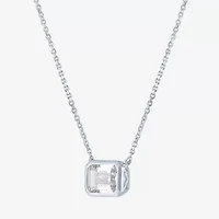 Diamond Addiction (G-H / Si2-I1) Womens 1 CT. T.W. Lab Grown White Diamond 14K White Gold 18 Inch Pendant Necklace