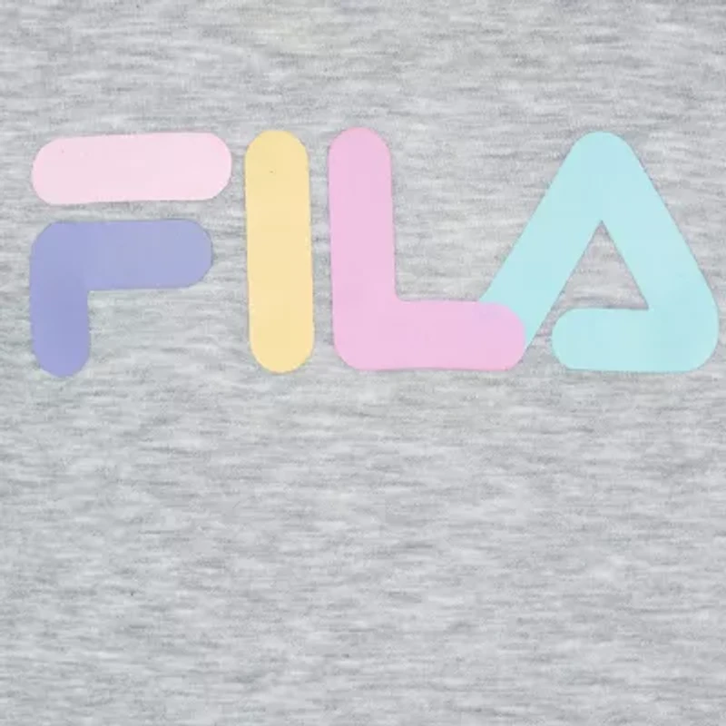 FILA Big Kid Girls Long Sleeve Fleece Active Hoodie
