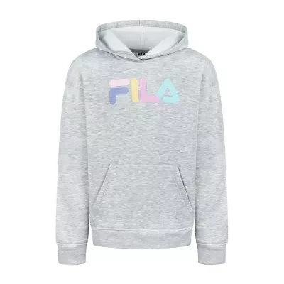 FILA Big Kid Girls Long Sleeve Fleece Active Hoodie