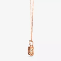 Le Vian® Pendant featuring 1 1/3 CT. Peach Morganite™ 1/20 CT. Chocolate Diamonds® 1/4 CT. Nude Diamonds™ set in 14K Strawberry Gold®