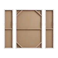 INK+IVY Silver Canvas 3-pc. Wall Art Set