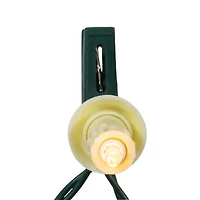 Kurt Adler Ul 10-Light White Clip-On Extended String Lights