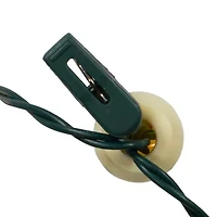 Kurt Adler Ul 10-Light White Clip-On Extended String Lights