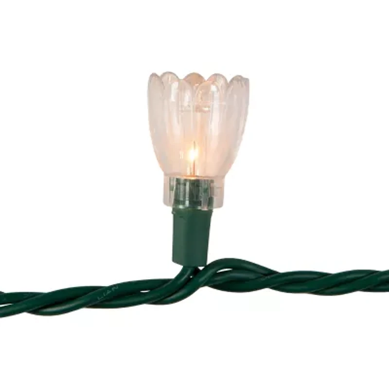Kurt Adler Ul 35-Light Clear Tulip String Lights