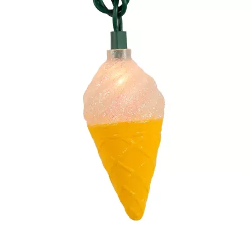 Kurt Adler Ul 10l Ice Cream Cone String Lights
