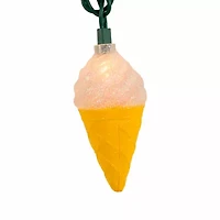 Kurt Adler Ul 10l Ice Cream Cone String Lights