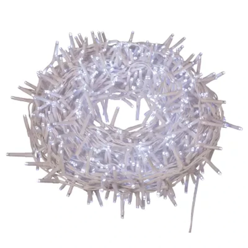 Kurt Adler 600l 49.2-Foot White Led Rice String Lights